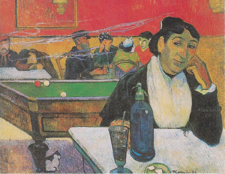 Paul Gauguin Cafe de nit a Arle oil painting image